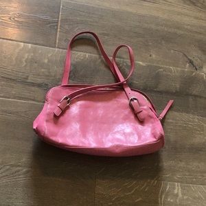 Franco Sarto purse pink leather gently used